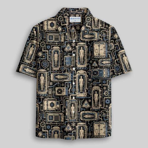 Cloud City Freezing Services Button Up Pocket Shirt