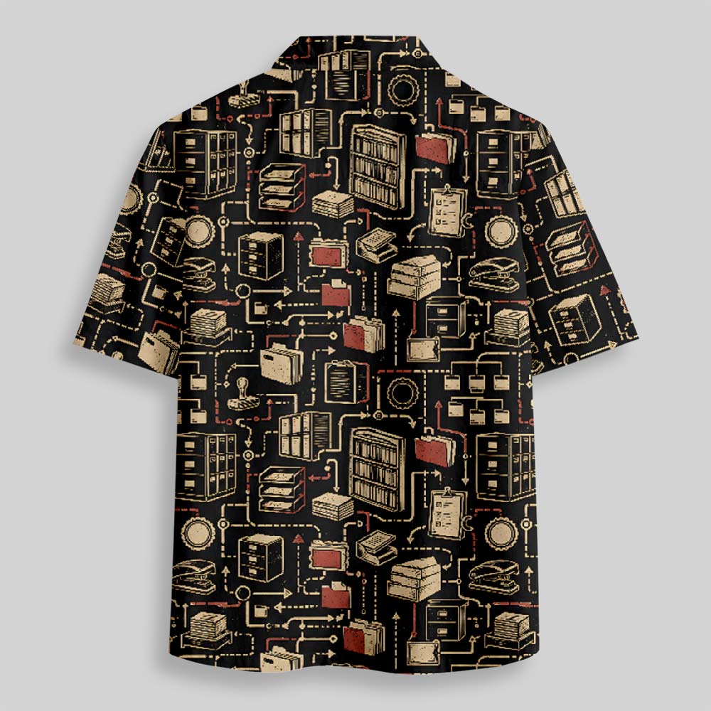 Data Storage Department Button Up Pocket Shirt