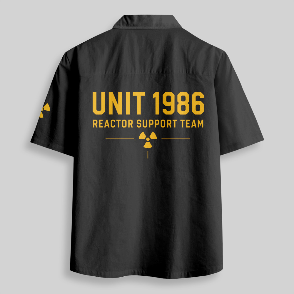 UNIT 1986 Reactor Support Button Up Pocket Shirt