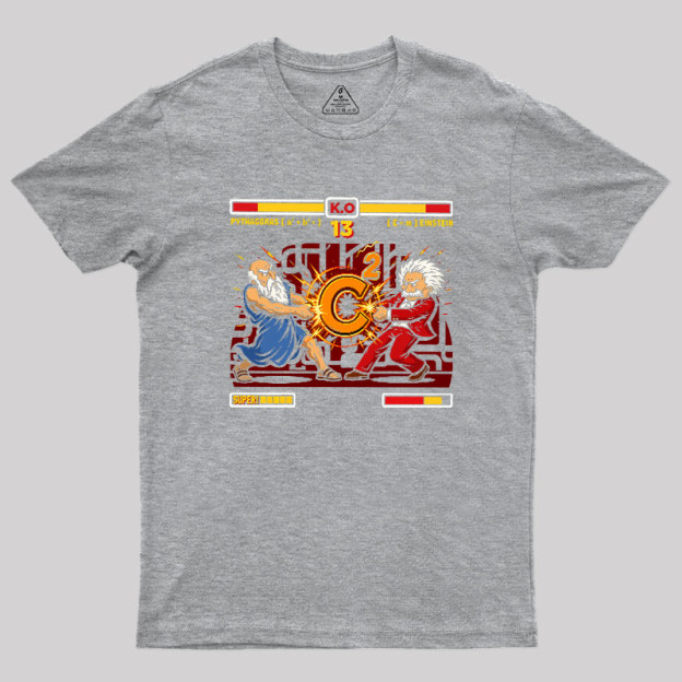 Mathematician Physicist Arcade Battle Geek T-Shirt