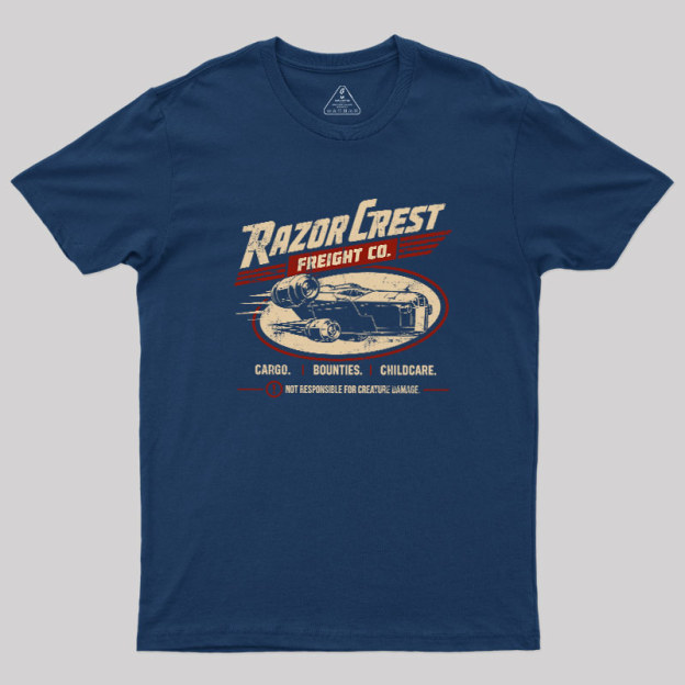 Sci-Fi Ship Freight Geek T-Shirt