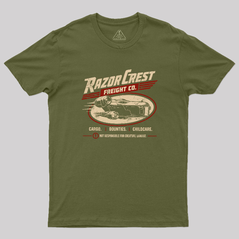 Sci-Fi Ship Freight Geek T-Shirt