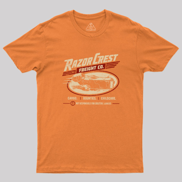 Sci-Fi Ship Freight Geek T-Shirt