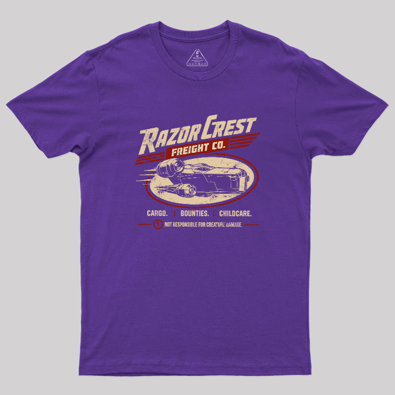 Sci-Fi Ship Freight Geek T-Shirt