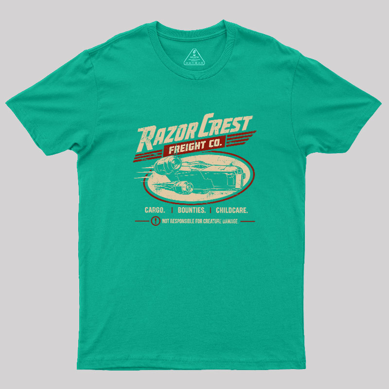 Sci-Fi Ship Freight Geek T-Shirt