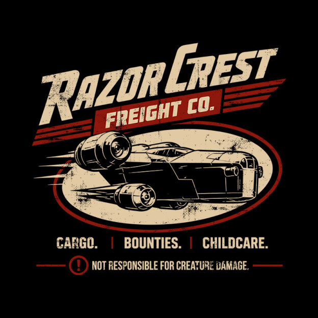 Sci-Fi Ship Freight Geek T-Shirt