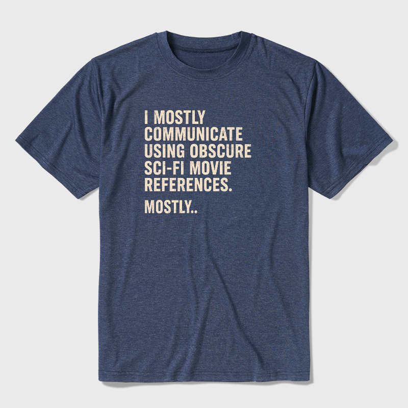 Sci-Fi Movie Reference Ultra Soft Heather Tee