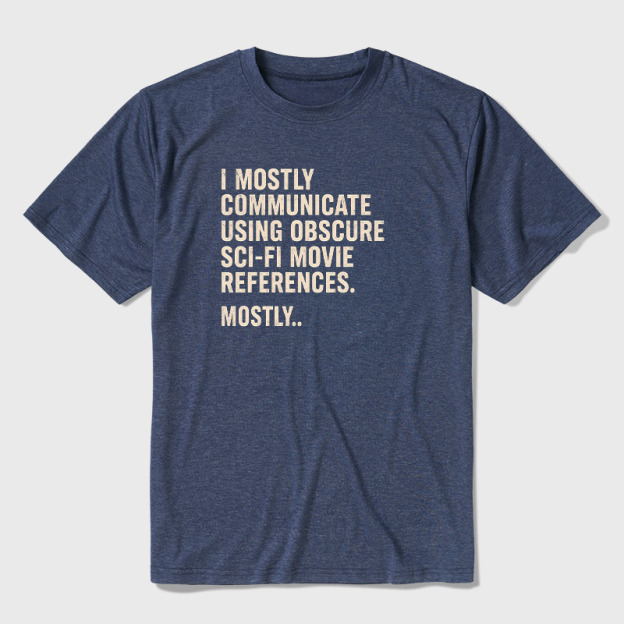 Sci-Fi Movie Reference Ultra Soft Heather Tee