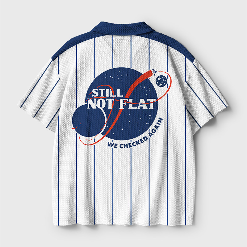 Still Not Flat Geek Crochet Polo Shirt