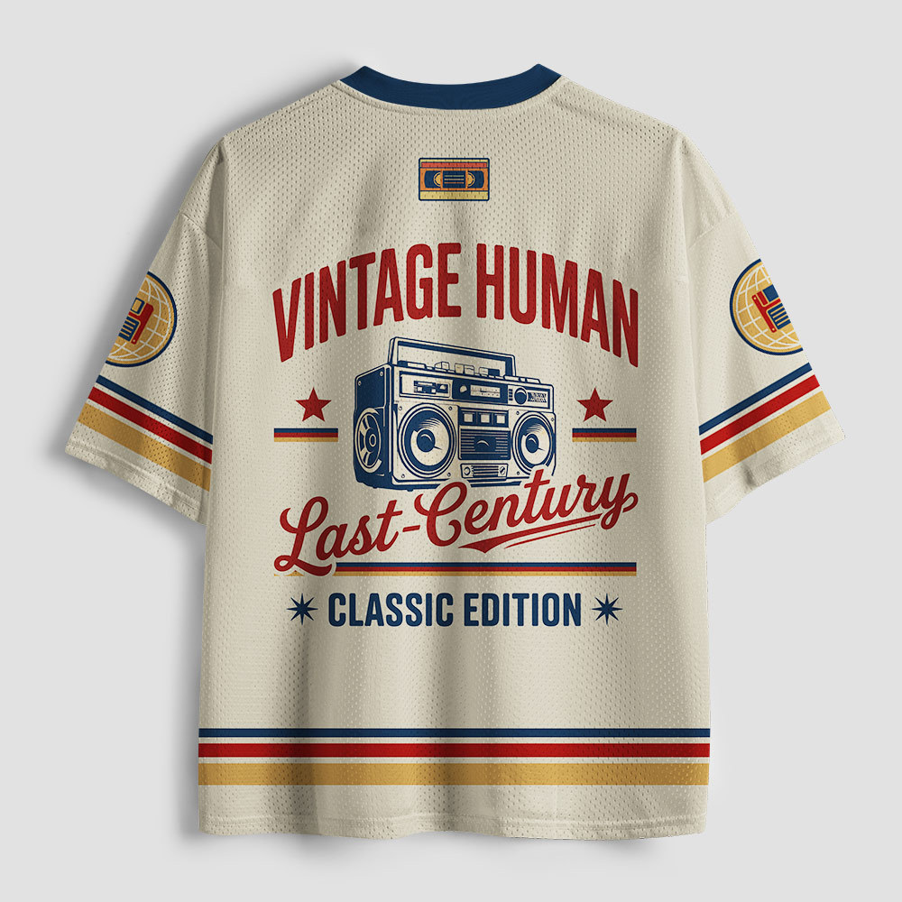 Vintage Human Last Century Geek Mesh Jersey