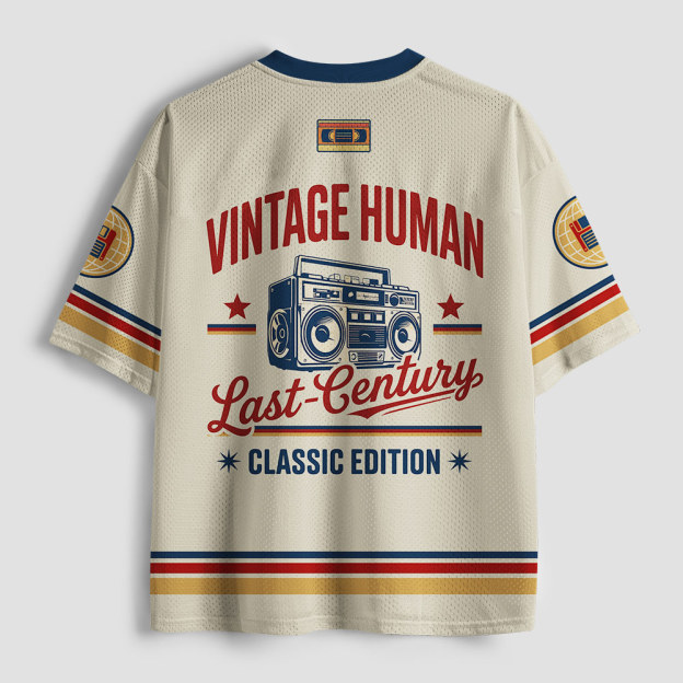 Vintage Human Last Century Geek Mesh Jersey