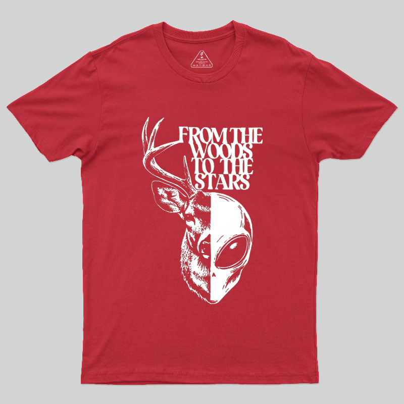 From The Woods To The Stars Geek T-Shirt
