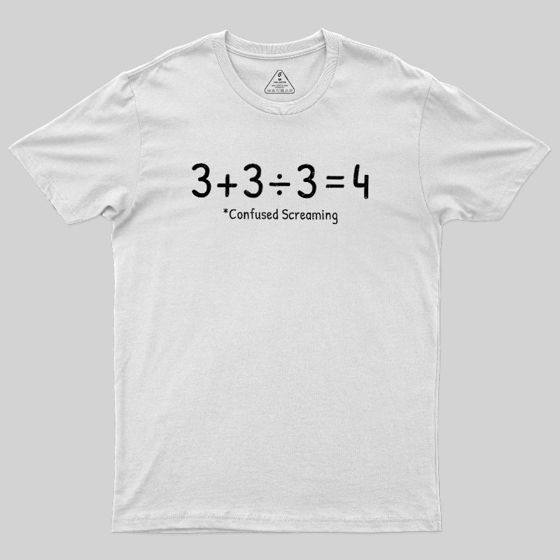 Confused Screaming Geek T-Shirt