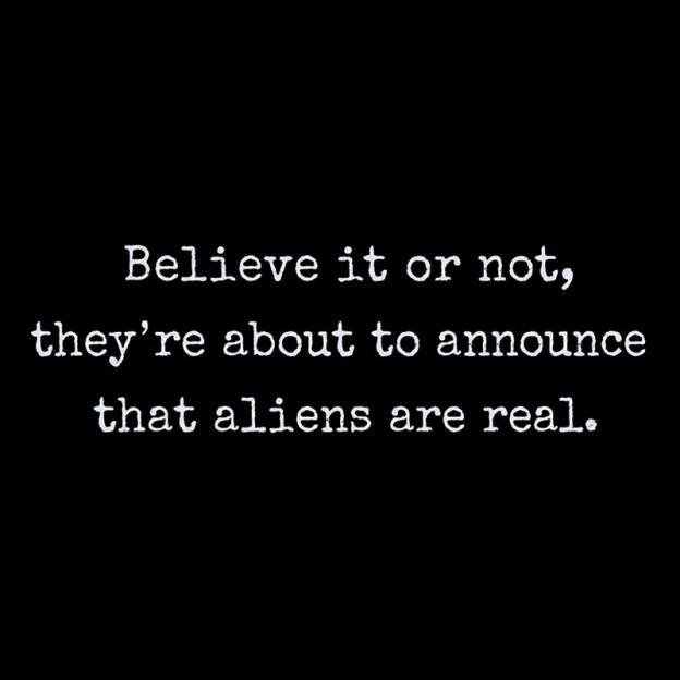 Announcing Aliens Are Real Geek T-Shirt