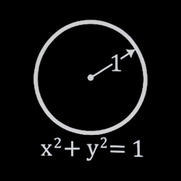 Unit Circle Math Geek T-Shirt