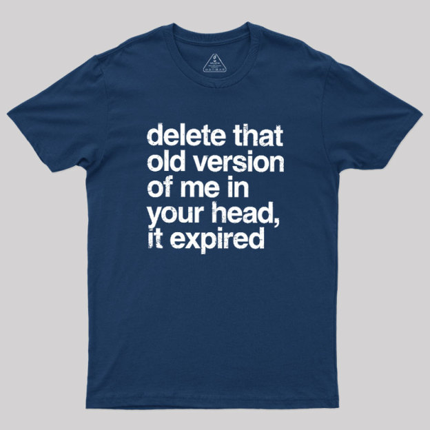 Delete That Old Version Geek T-Shirt