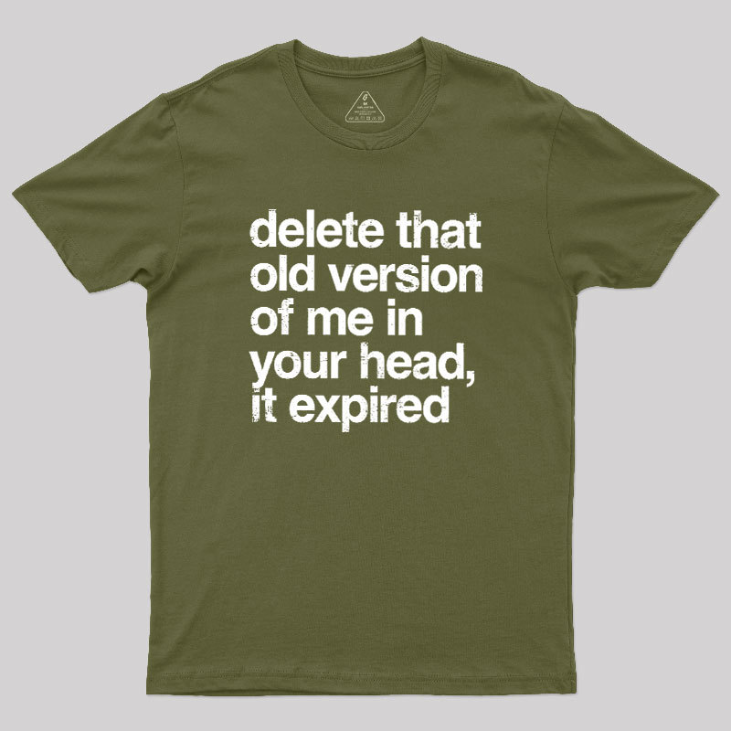 Delete That Old Version Geek T-Shirt