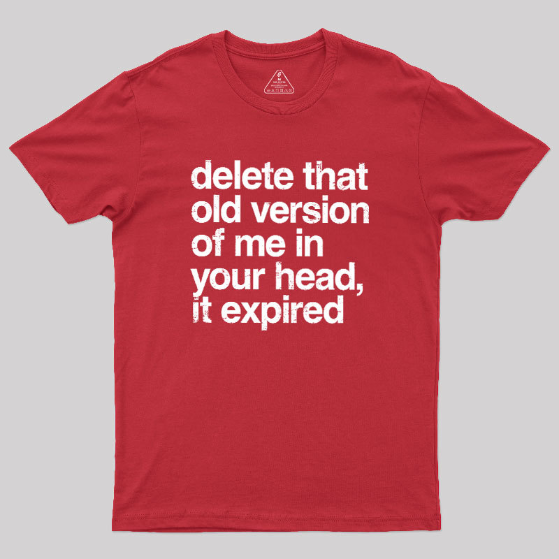 Delete That Old Version Geek T-Shirt