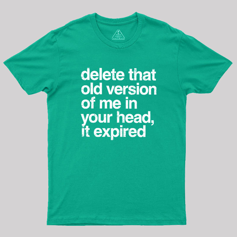 Delete That Old Version Geek T-Shirt