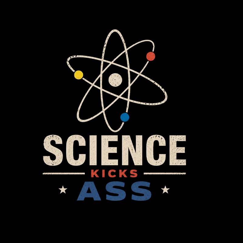 Science Kicks Ass Geek T-Shirt