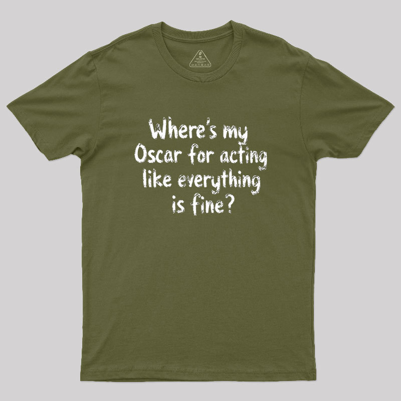 Where’s My Oscar Geek T-Shirt