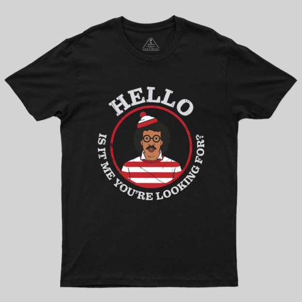 Hello,Is It Me You're Looking For Mashup Geek T-Shirt
