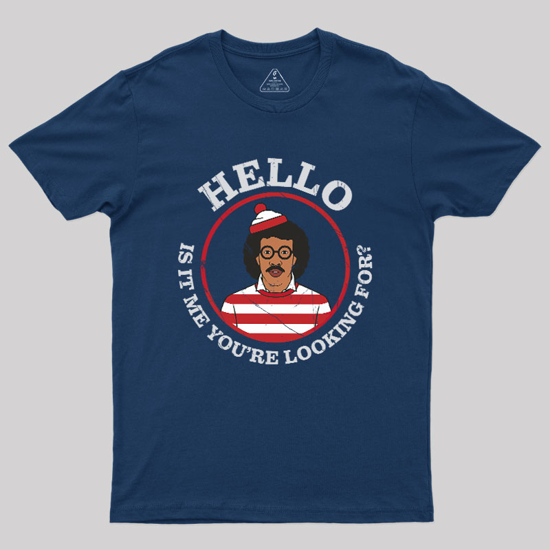 Hello,Is It Me You're Looking For Mashup Geek T-Shirt