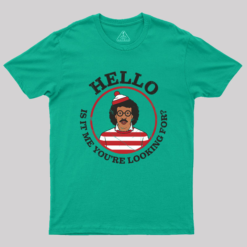 Hello,Is It Me You're Looking For Mashup Geek T-Shirt