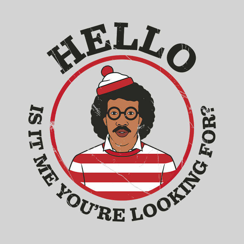 Hello,Is It Me You're Looking For Mashup Geek T-Shirt