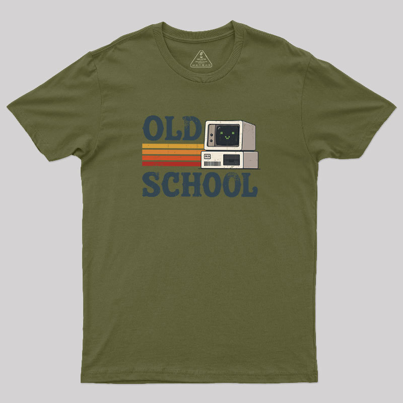 Old School Desktop PC Geek T-Shirt