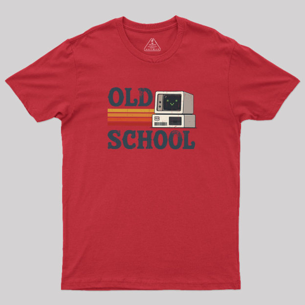 Old School Desktop PC Geek T-Shirt