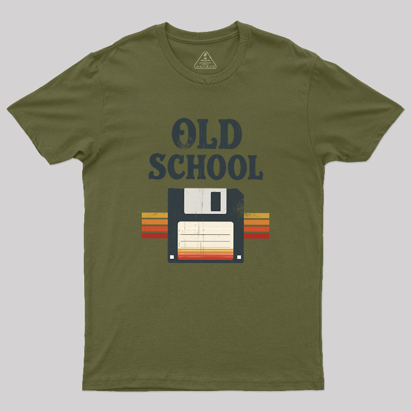Old School Floppy Icon Geek T-Shirt