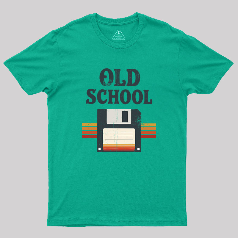 Old School Floppy Icon Geek T-Shirt