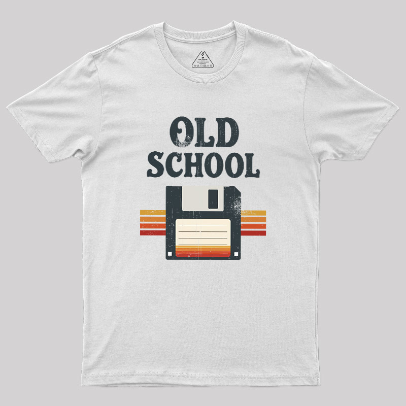 Old School Floppy Icon Geek T-Shirt