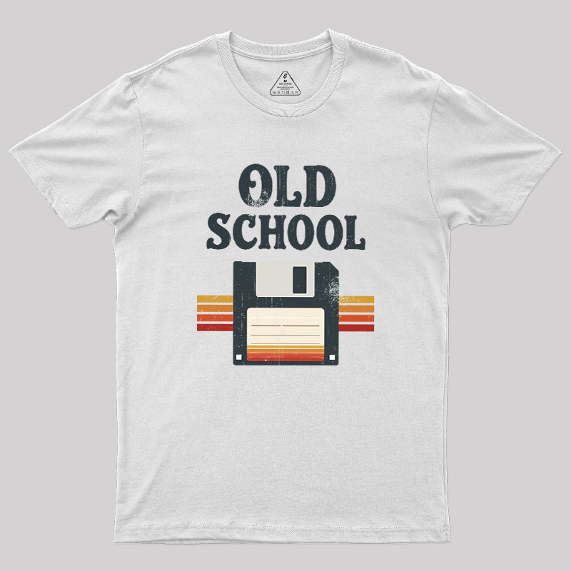 Old School Floppy Icon Geek T-Shirt