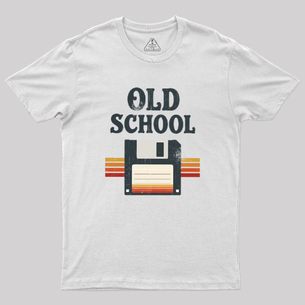 Old School Floppy Icon Geek T-Shirt