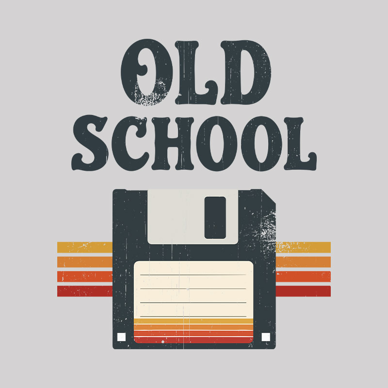 Old School Floppy Icon Geek T-Shirt