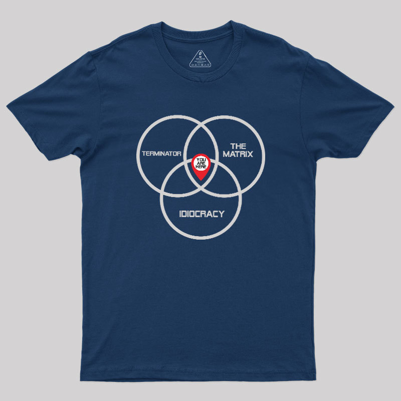 Dystopia Venn Diagram Geek T-Shirt