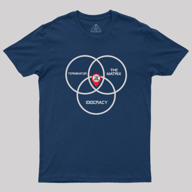 Dystopia Venn Diagram Geek T-Shirt