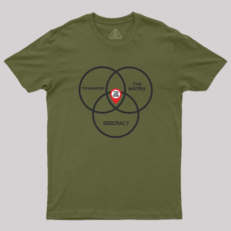 Dystopia Venn Diagram Geek T-Shirt