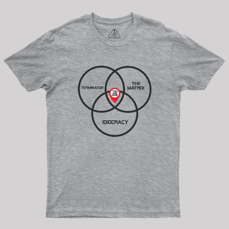 Dystopia Venn Diagram Geek T-Shirt