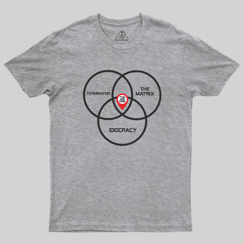 Dystopia Venn Diagram Geek T-Shirt