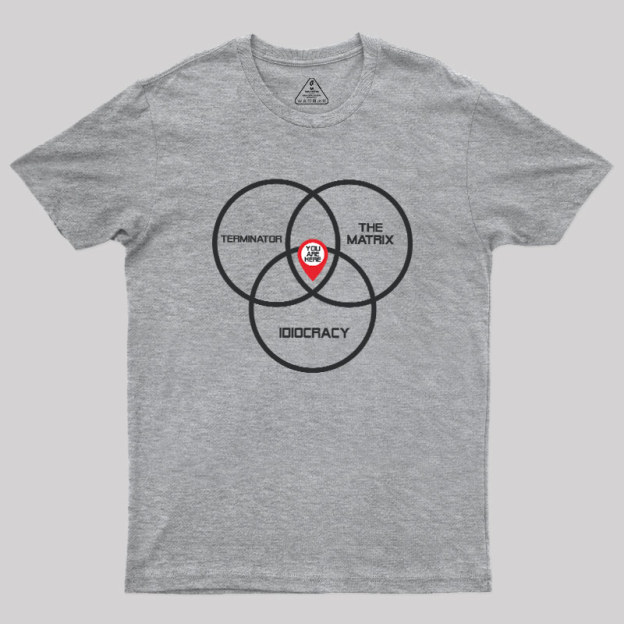 Dystopia Venn Diagram Geek T-Shirt