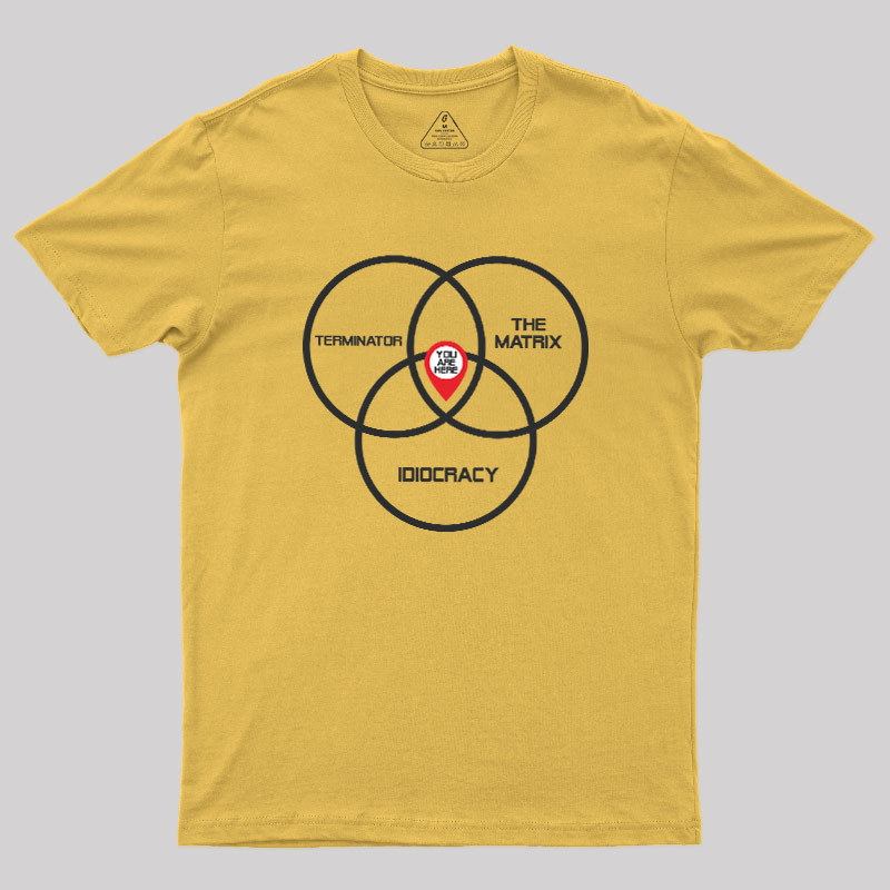 Dystopia Venn Diagram Geek T-Shirt