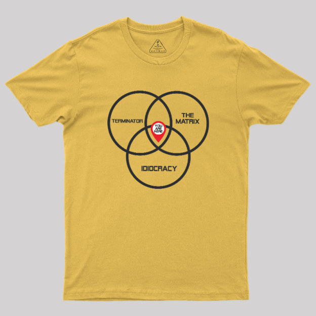 Dystopia Venn Diagram Geek T-Shirt