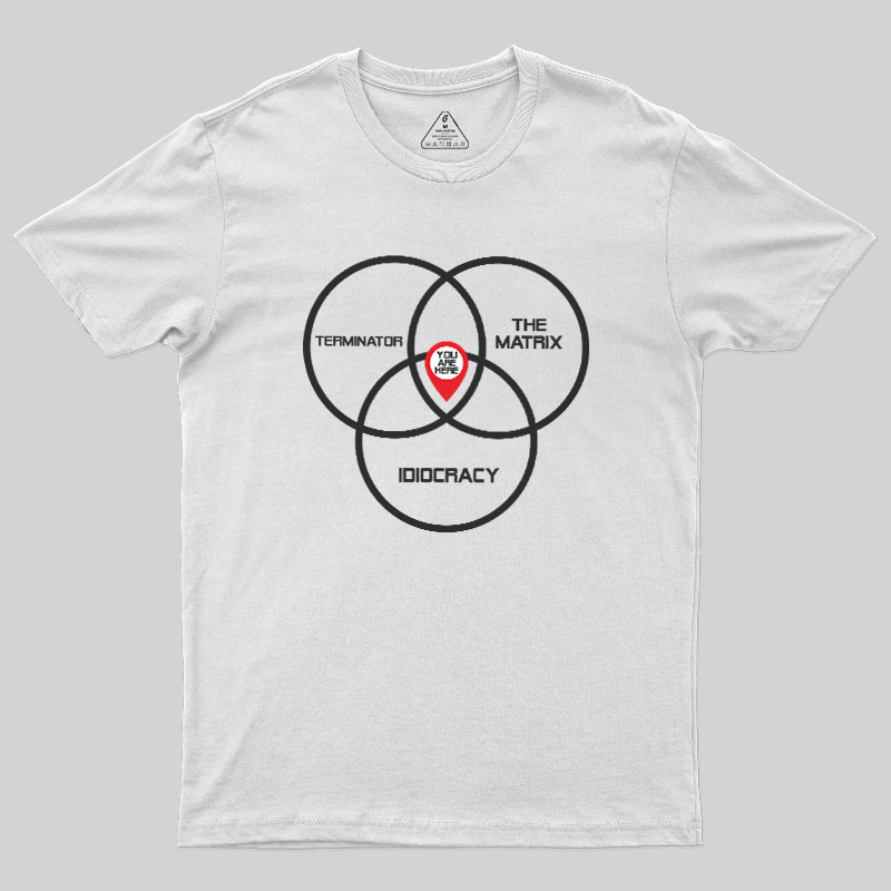 Dystopia Venn Diagram Geek T-Shirt