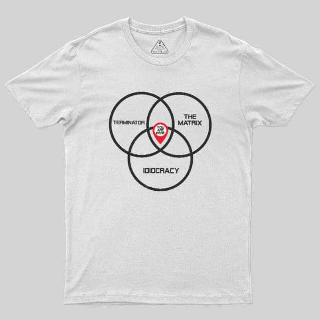 Dystopia Venn Diagram Geek T-Shirt
