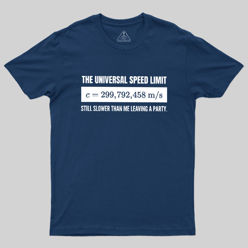 Faster Than the Speed of Light Introvert Geek T-Shirt
