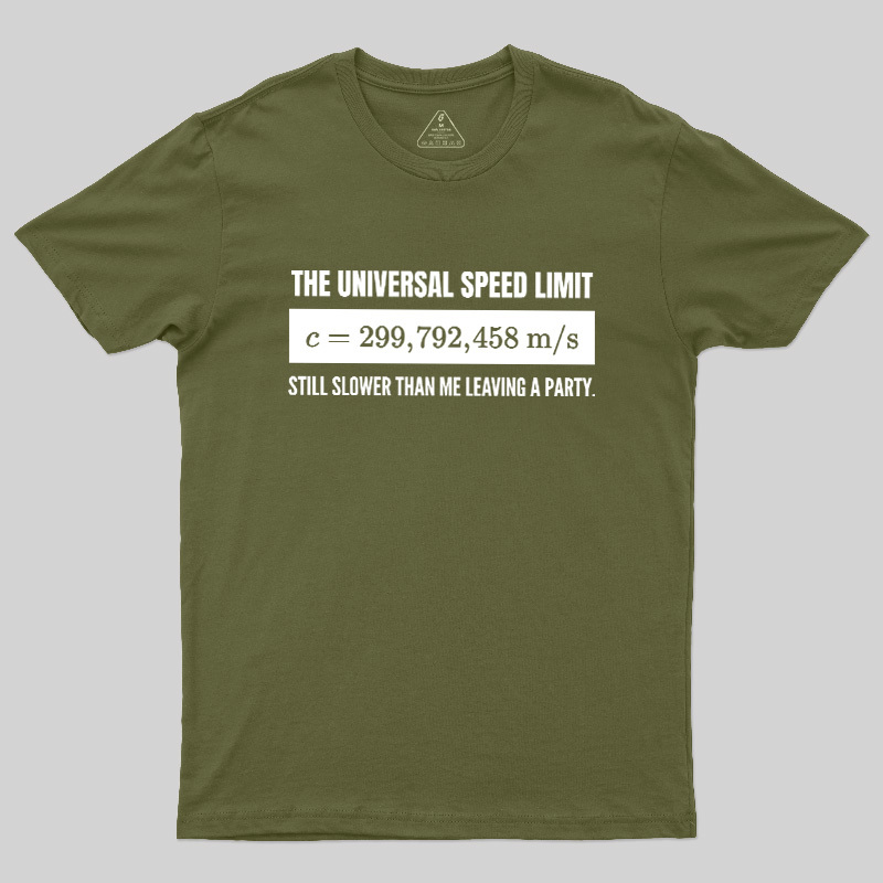 Faster Than the Speed of Light Introvert Geek T-Shirt