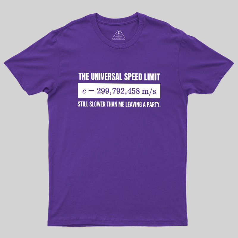 Faster Than the Speed of Light Introvert Geek T-Shirt